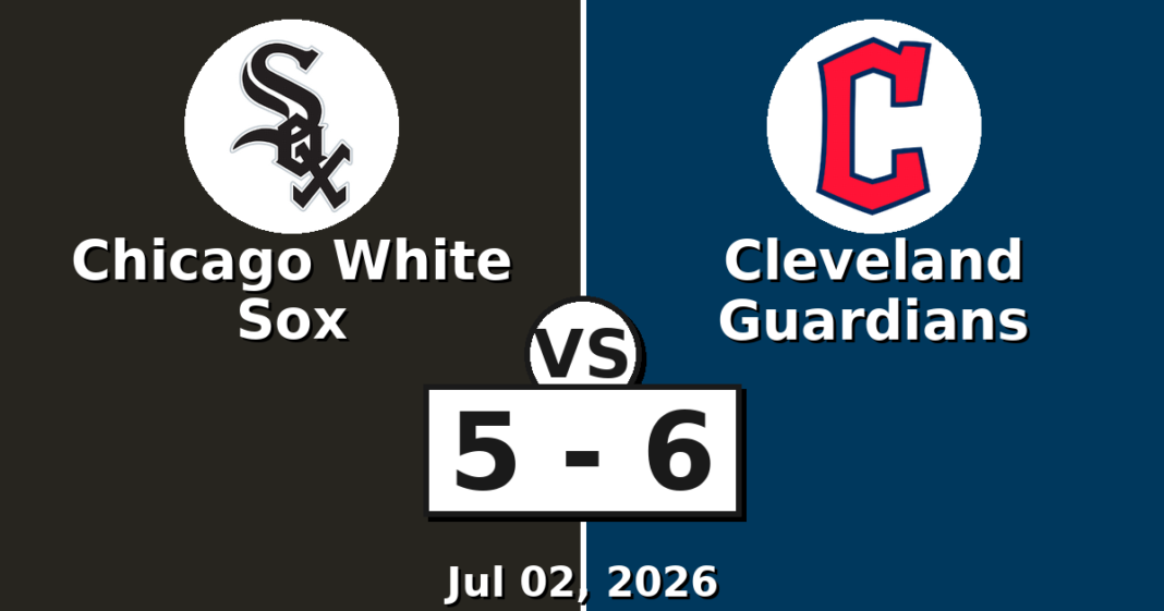 Chicago White Sox vs Cleveland Guardians Match Player Stats