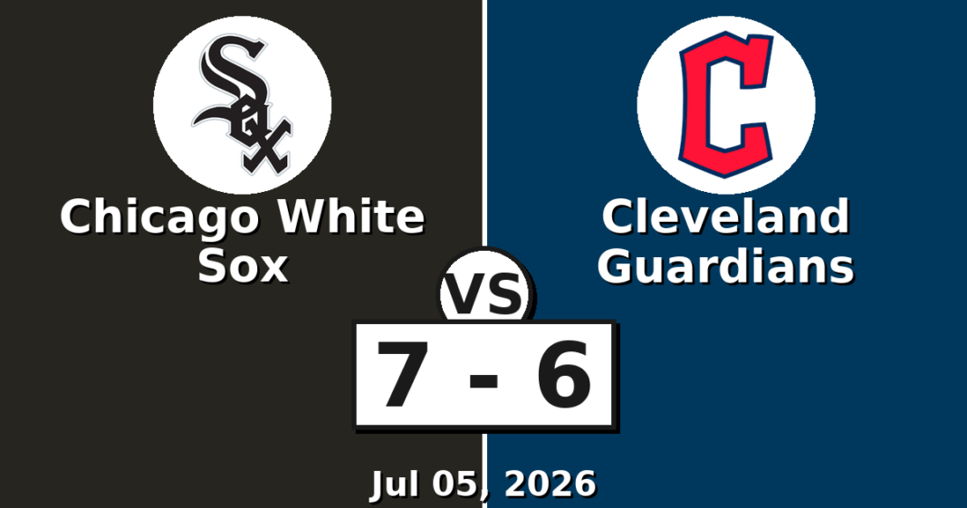 Chicago White Sox vs Cleveland Guardians Match Player Stats