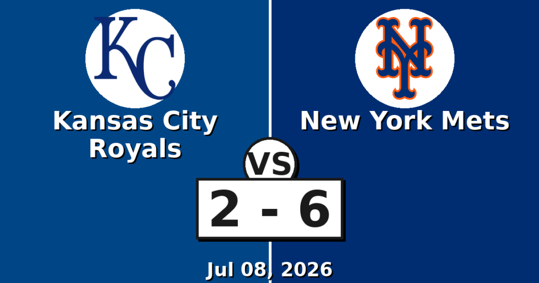 Kansas City Royals vs New York Mets Match Player Stats