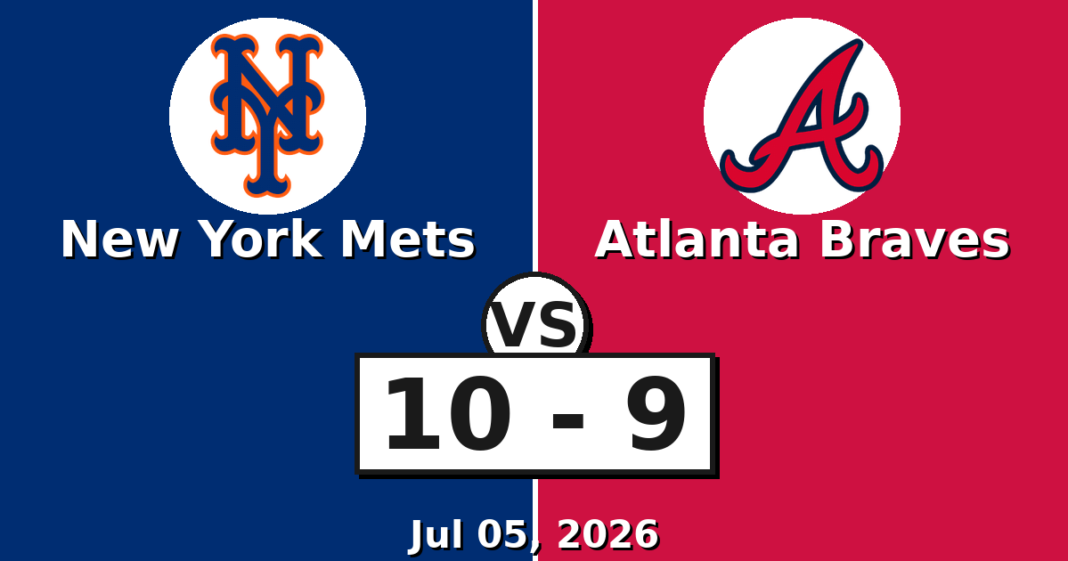 New York Mets vs Atlanta Braves Match Player Stats